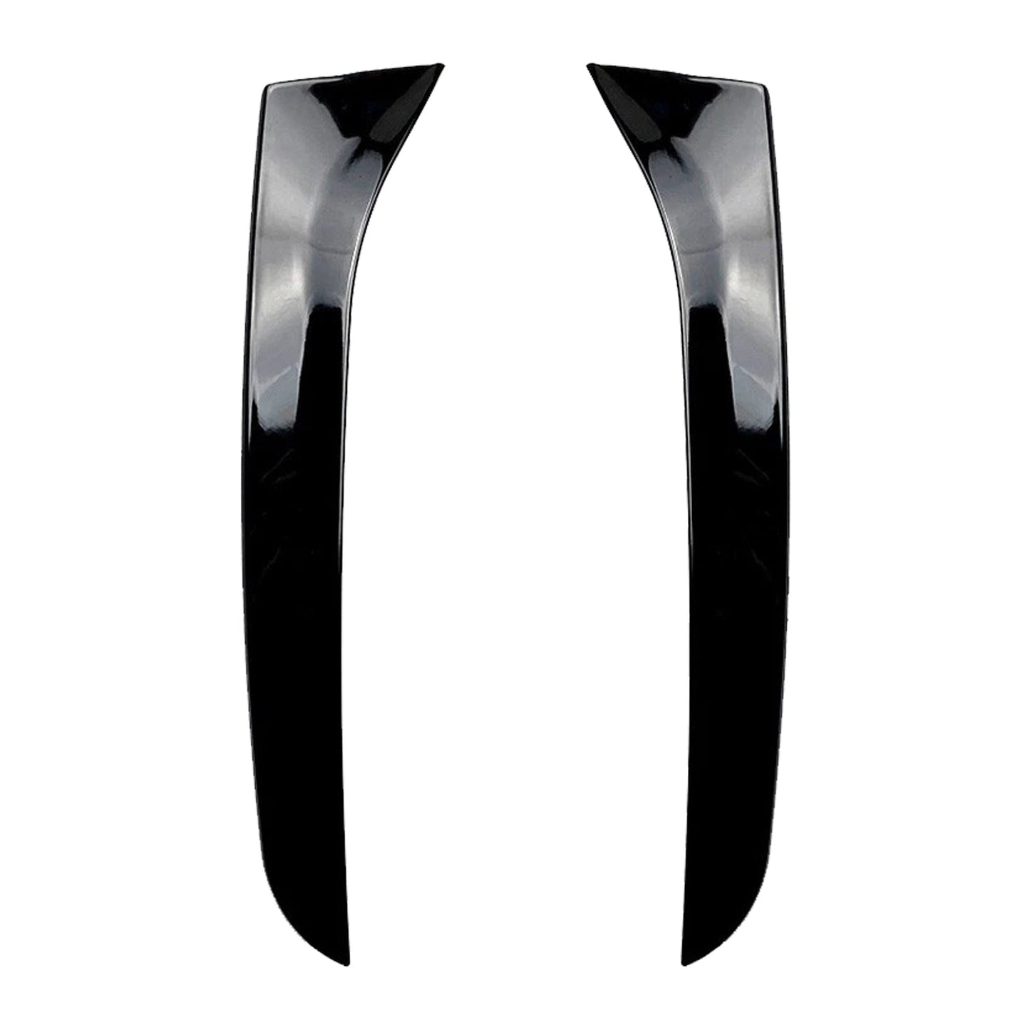 2011-2015 Volkswagen Passat B7 Variant Wagon Gloss Black Pair Rear Window Side Wing Spoiler