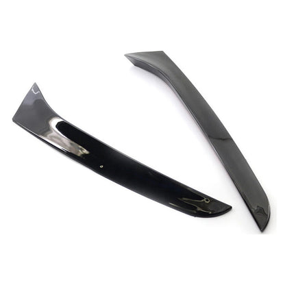 2011-2015 Volkswagen Passat B7 Variant Wagon Gloss Black Pair Rear Window Side Wing Spoiler