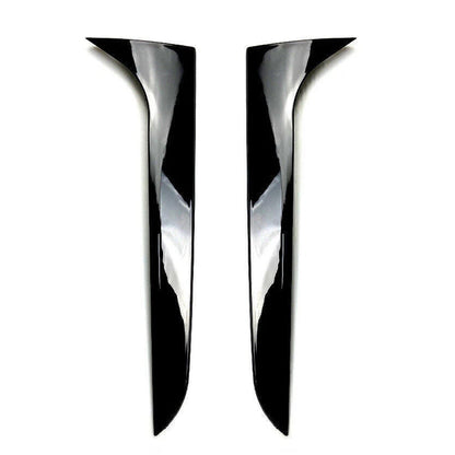 2009-2016 Audi A4 B8 Allroad Avant Gloss Black Pair Rear Window Side Wing Spoiler