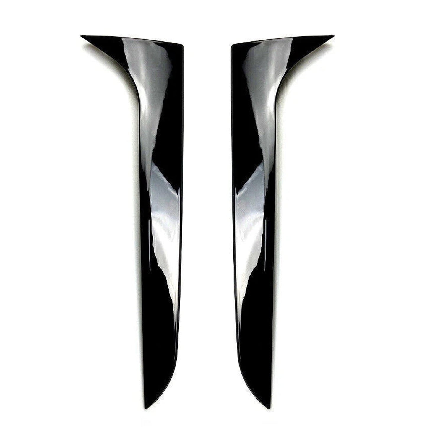 Gloss Black Pair Rear Window Side Wing Spoiler For Audi A4 B8 Avant 09-16
