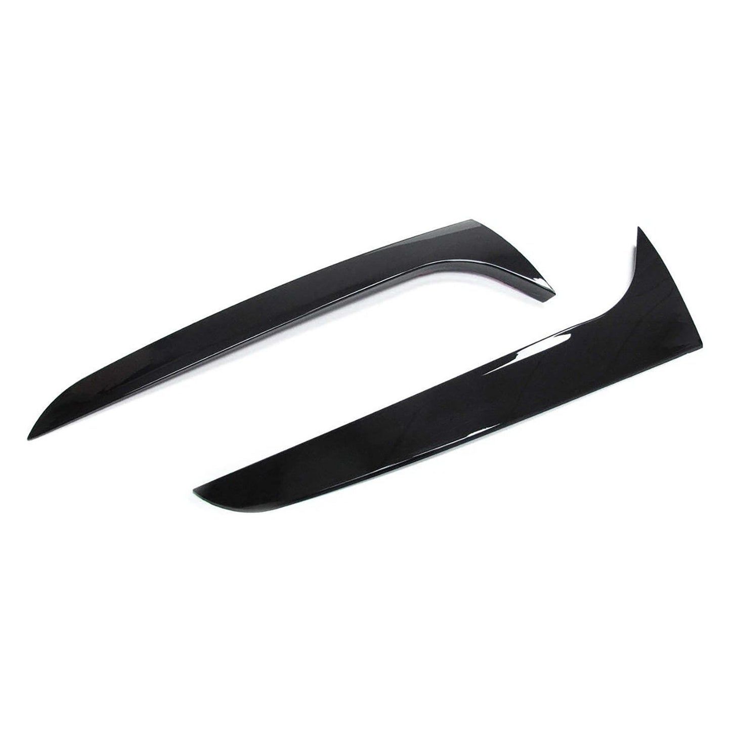 Gloss Black Pair Rear Window Side Wing Spoiler For Audi A4 B8 Avant 09-16