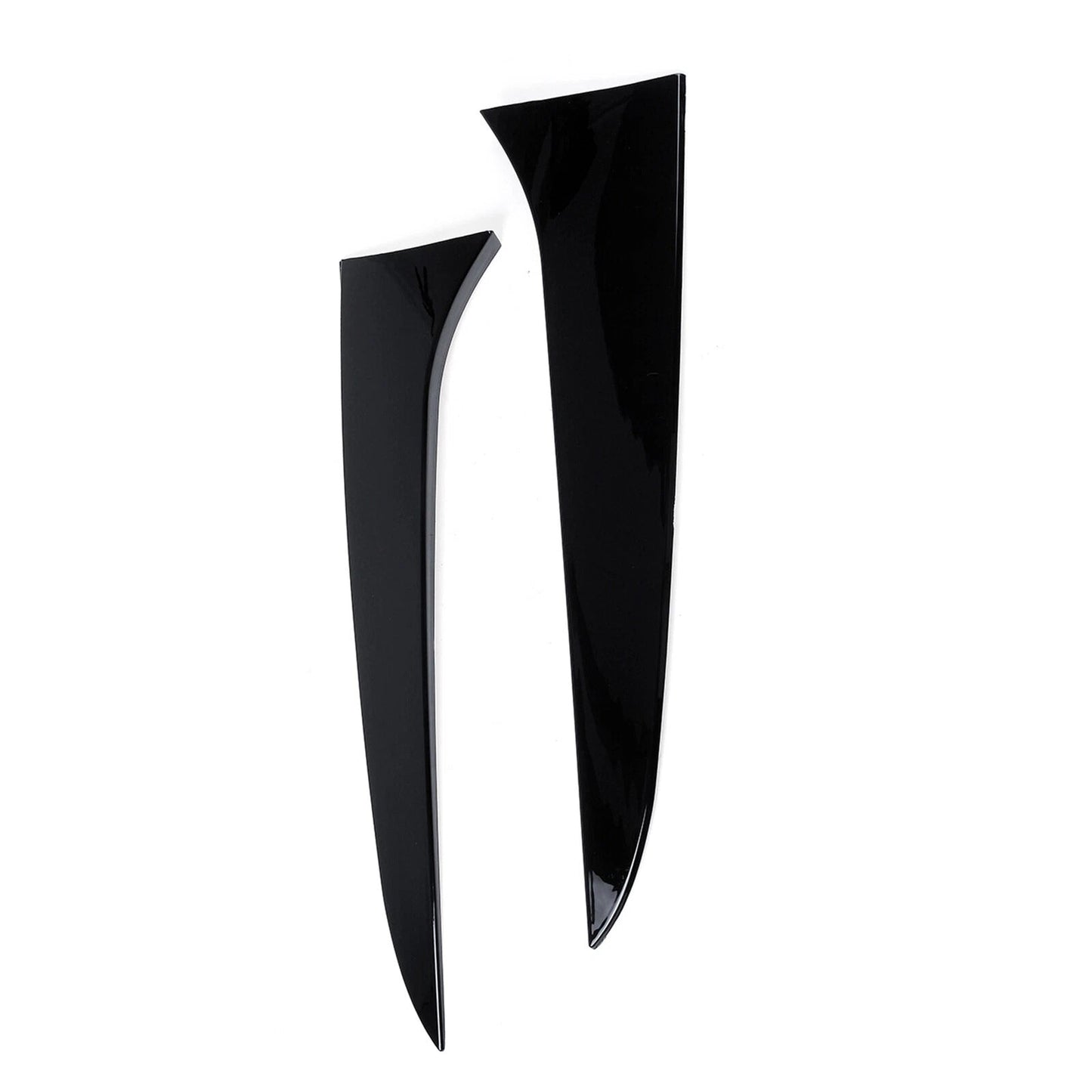 Gloss Black Pair Rear Window Side Wing Spoiler For Audi A4 B8 Avant 09-16