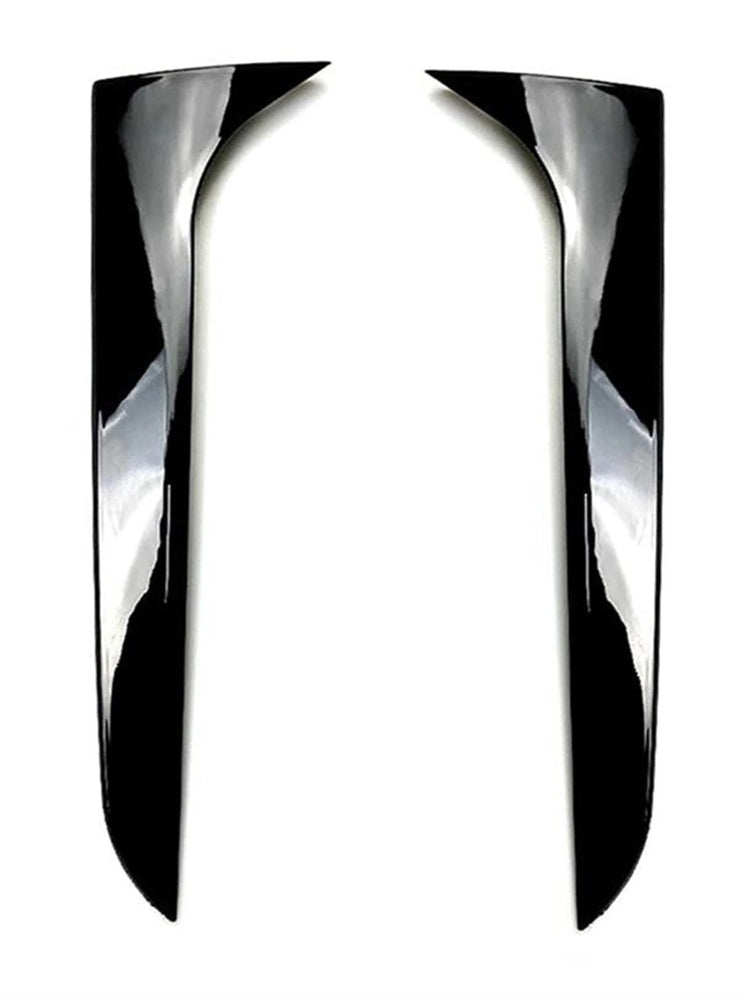 Gloss Black Pair Rear Window Side Wing Spoiler For Audi A4 B8 Avant 09-16
