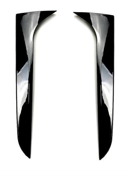 Gloss Black Pair Rear Window Side Wing Spoiler For Audi A4 B8 Avant 09-16