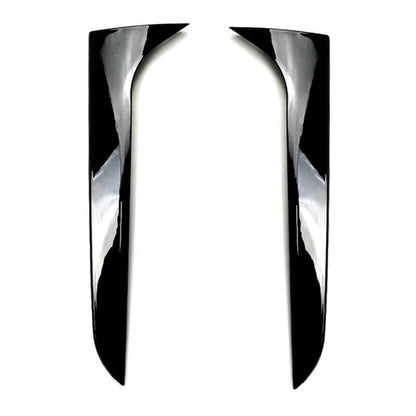 Gloss Black Pair Rear Window Side Wing Spoiler For Audi A4 B8 Avant 09-16
