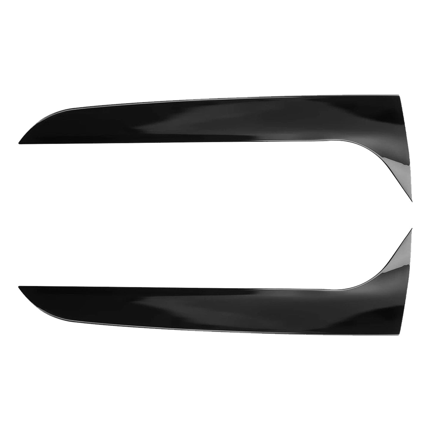 Gloss Black Pair Rear Window Side Wing Spoiler For Audi A4 B8 Avant 09-16