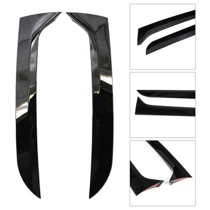 Gloss Black Pair Rear Window Side Wing Spoiler For VW Tiguan MK1 07-16