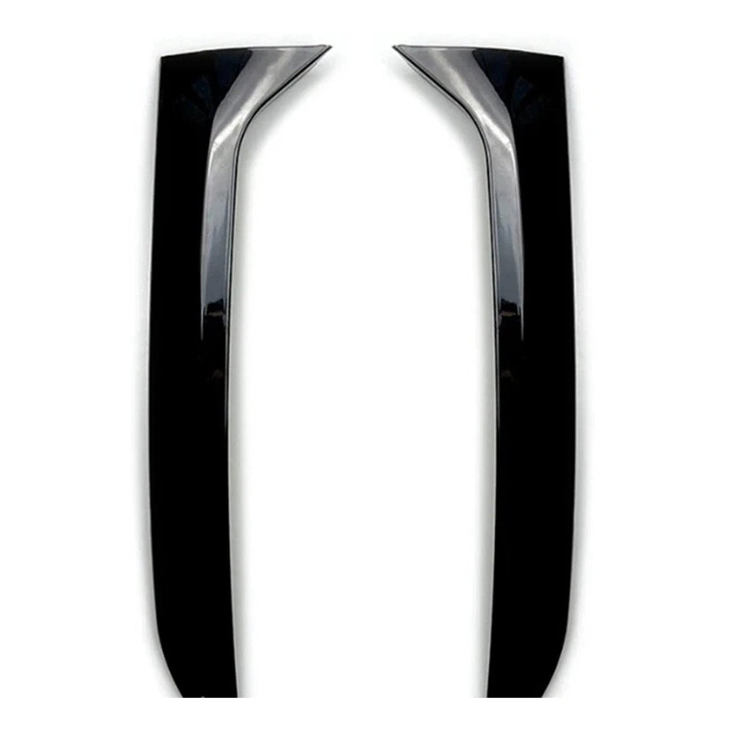 Gloss Black Pair Rear Window Side Wing Spoiler For VW Tiguan MK1 07-16