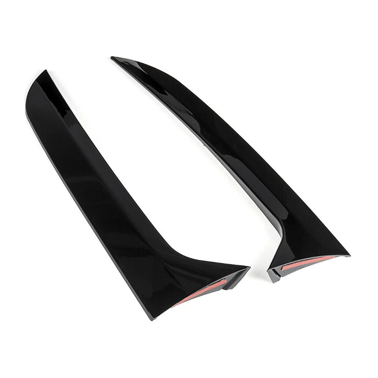 Gloss Black Pair Rear Window Side Wing Spoiler For VW Tiguan MK1 07-16