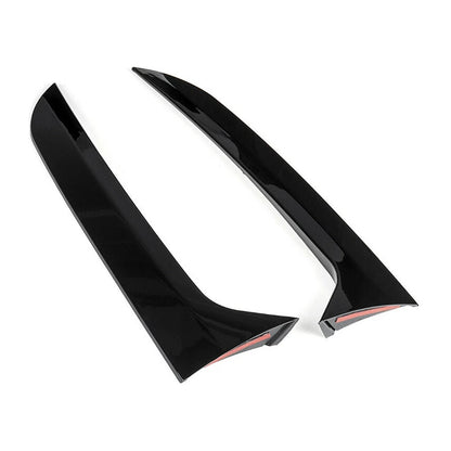 Gloss Black Pair Rear Window Side Wing Spoiler For VW Tiguan MK1 07-16