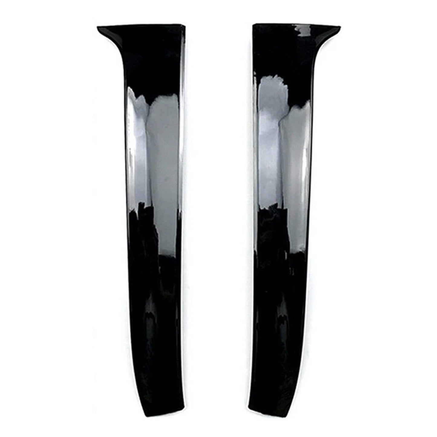 Gloss Black Pair Rear Window Side Wing Spoiler For VW Golf 7 Variant Wagon 13-17