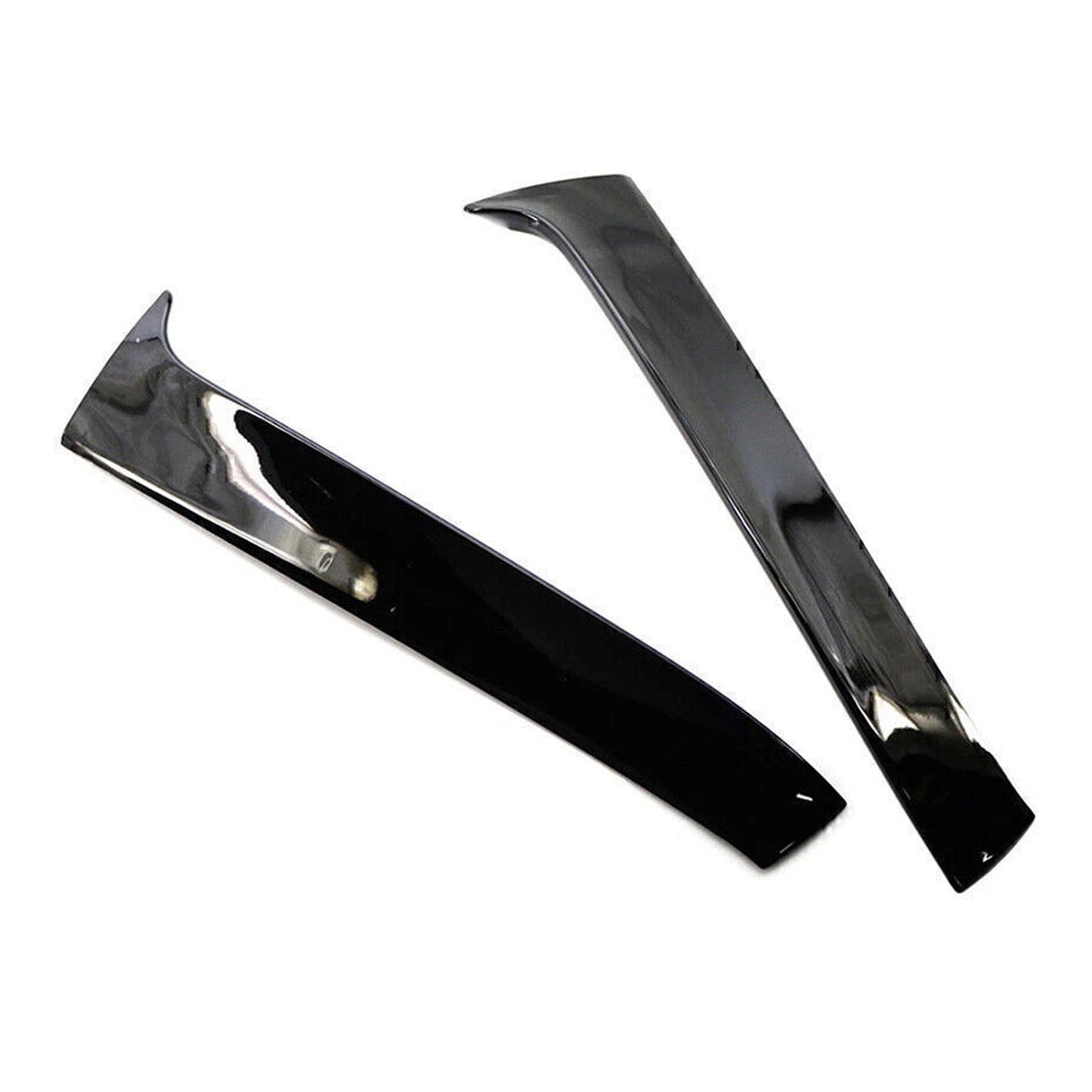 Gloss Black Pair Rear Window Side Wing Spoiler For VW Golf 7 Variant Wagon 13-17