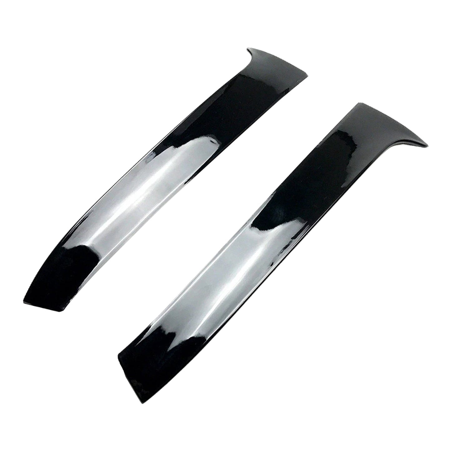 Gloss Black Pair Rear Window Side Wing Spoiler For VW Golf 7 Variant Wagon 13-17