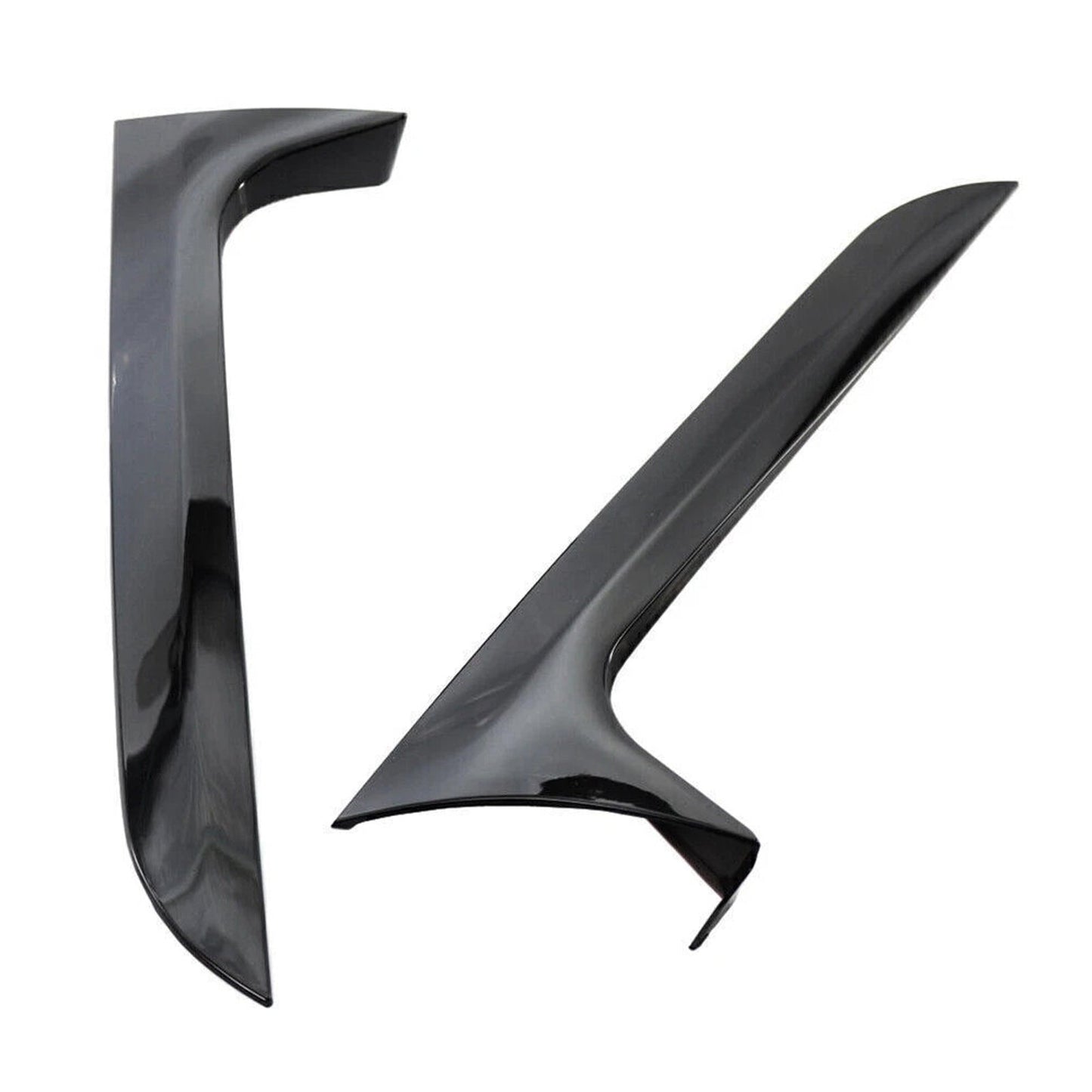 2012-2018 Audi A6 C7 Avant Gloss Black Pair Rear Window Side Wing Spoiler