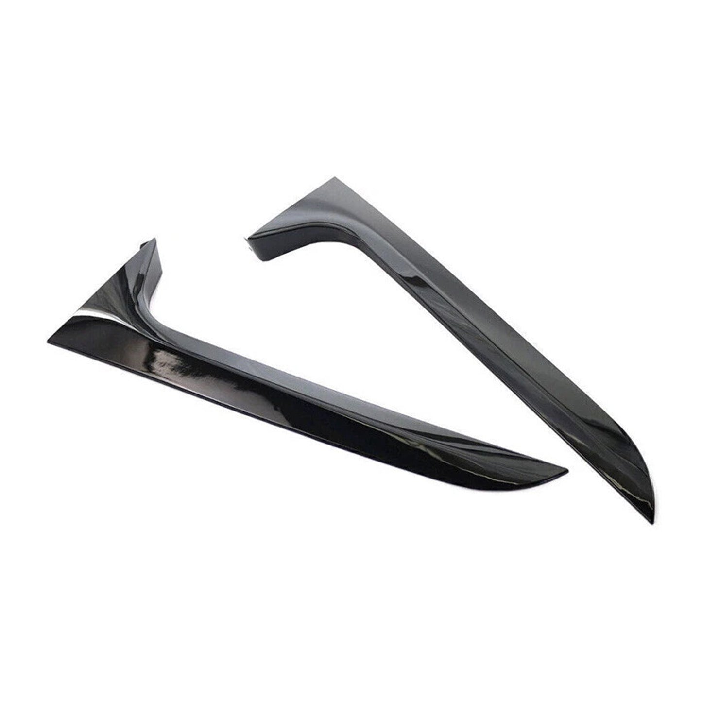 2012-2018 Audi A6 C7 Avant Gloss Black Pair Rear Window Side Wing Spoiler