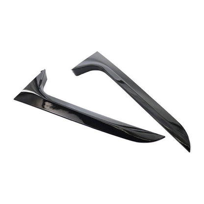 2012-2018 Audi A6 C7 Avant Gloss Black Pair Rear Window Side Wing Spoiler