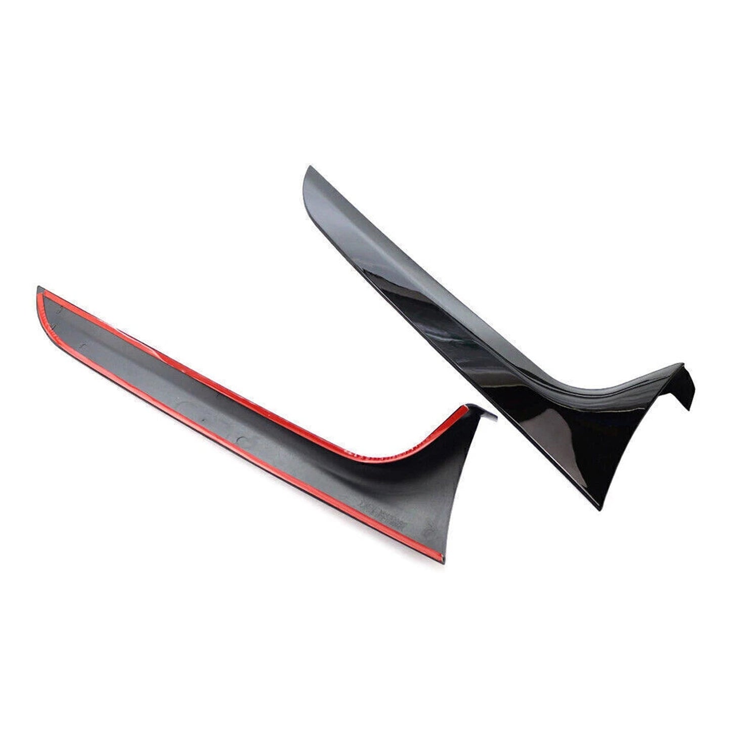 2012-2018 Audi A6 C7 Avant Gloss Black Pair Rear Window Side Wing Spoiler