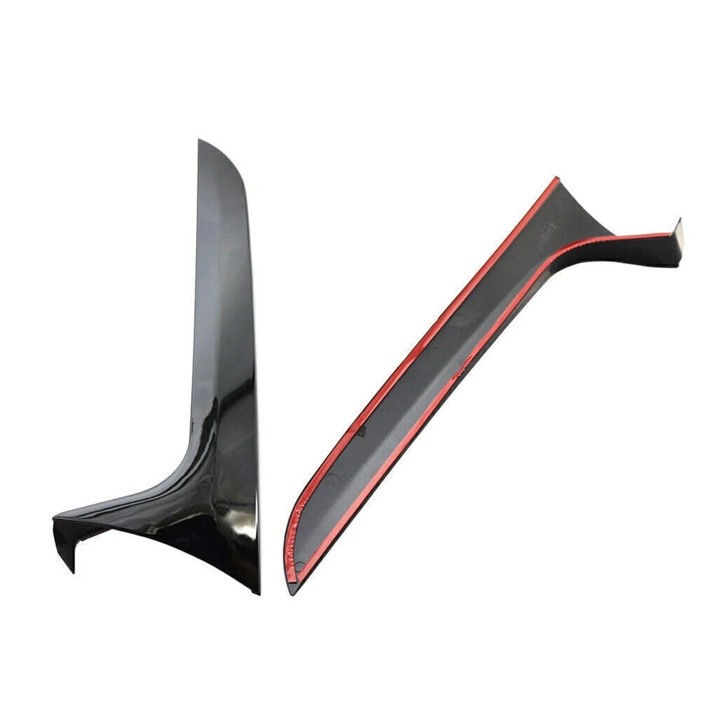 2012-2018 Audi A6 C7 Avant Gloss Black Pair Rear Window Side Wing Spoiler