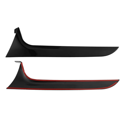 2012-2018 Audi A6 C7 Avant Gloss Black Pair Rear Window Side Wing Spoiler