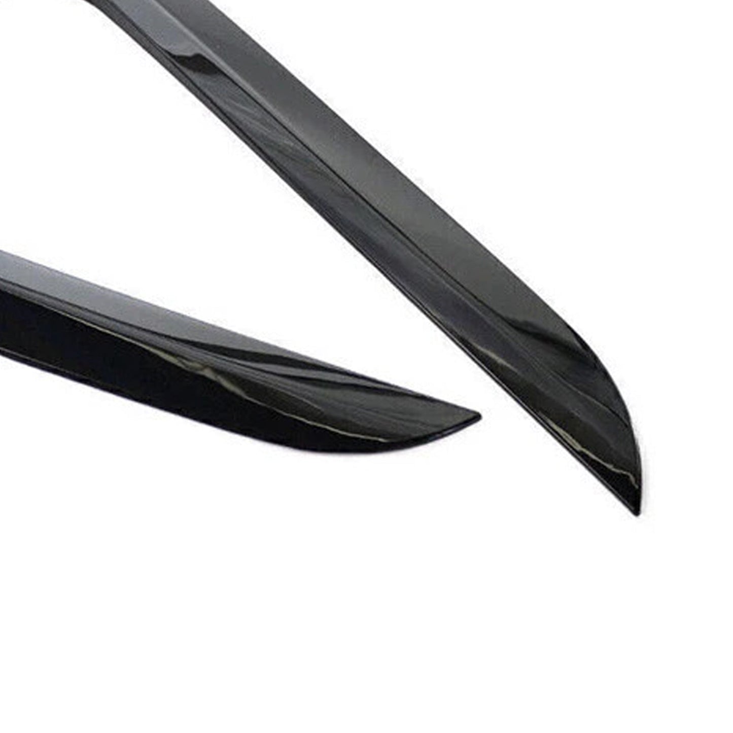 2012-2018 Audi A6 C7 Avant Gloss Black Pair Rear Window Side Wing Spoiler
