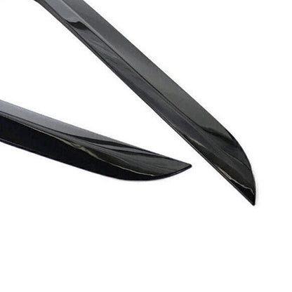 2012-2018 Audi A6 C7 Avant Gloss Black Pair Rear Window Side Wing Spoiler