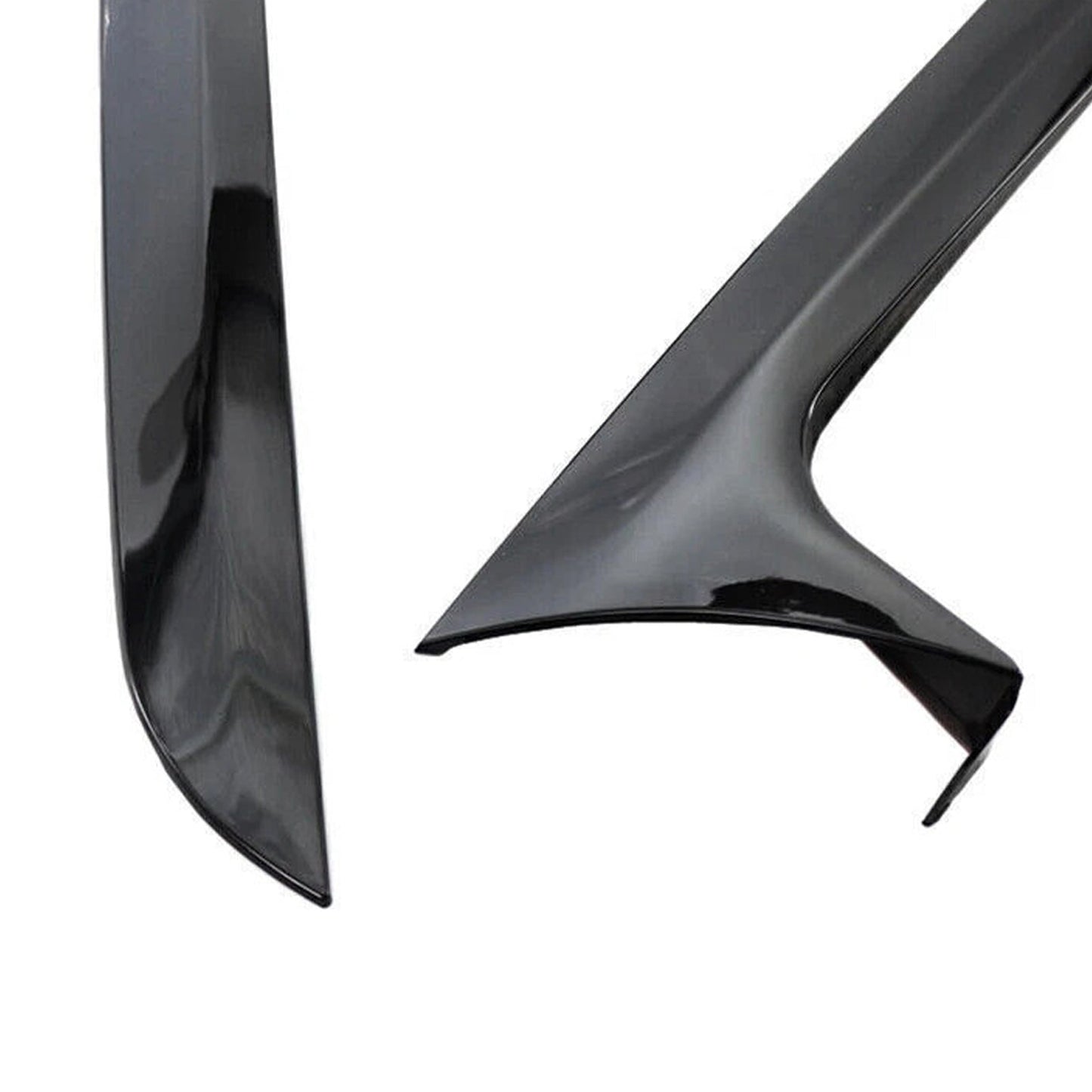 2012-2018 Audi A6 C7 Avant Gloss Black Pair Rear Window Side Wing Spoiler