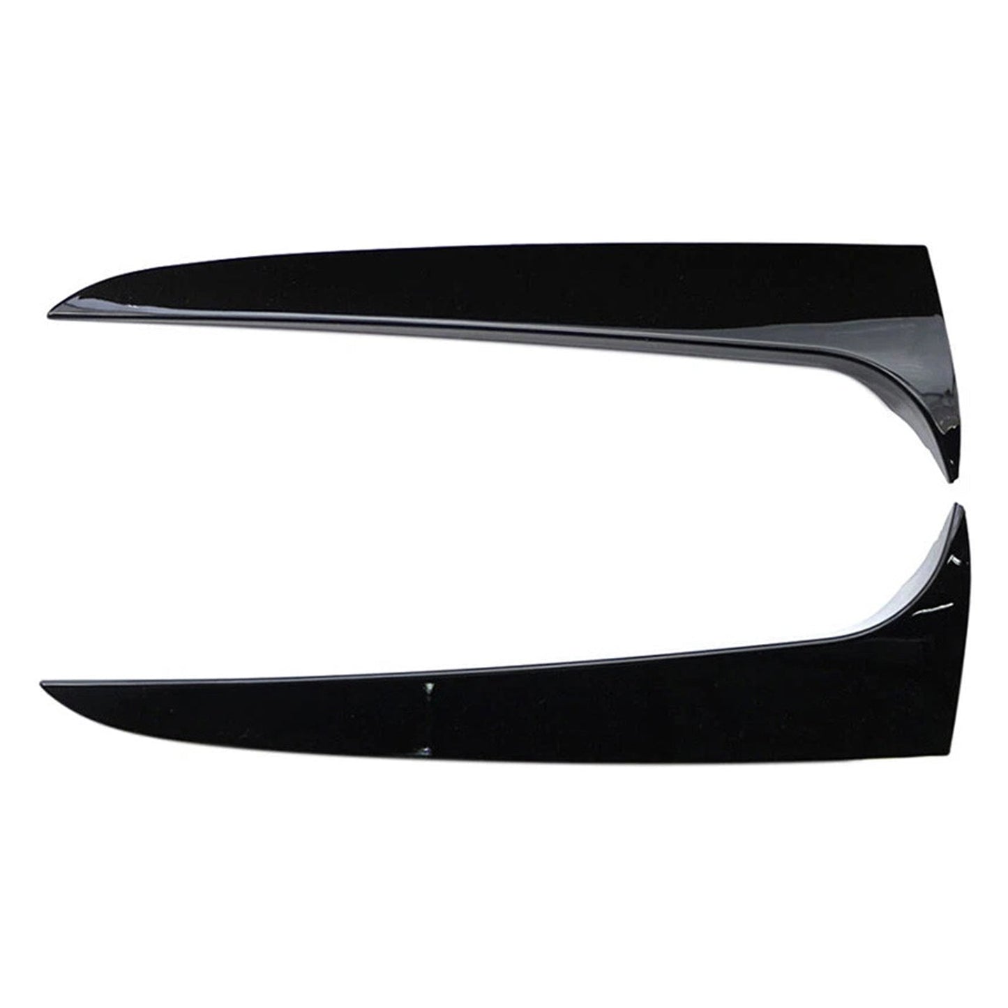 Gloss Black Pair Rear Window Side Wing Spoiler For BMW X3 F25 2011-2017