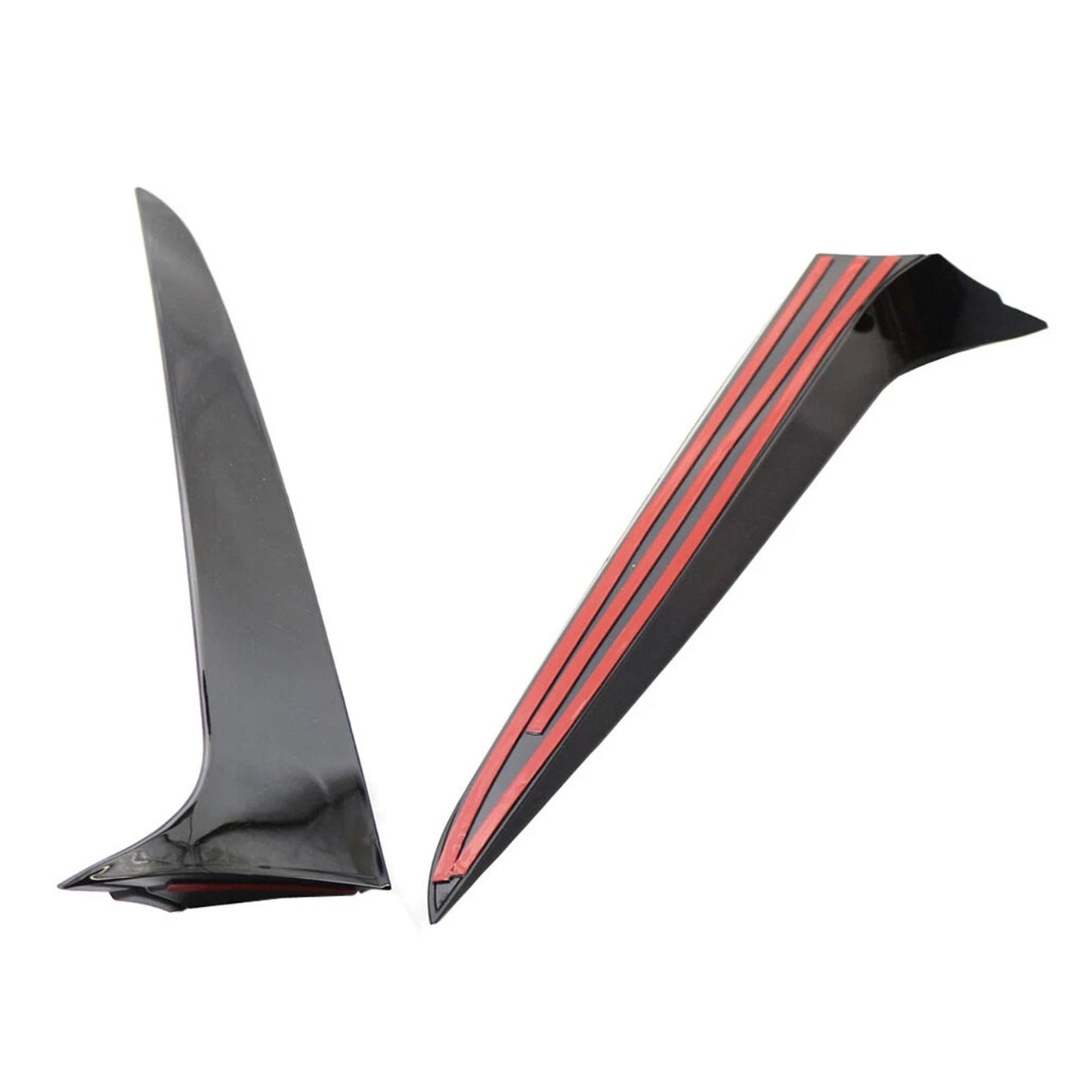 Gloss Black Pair Rear Window Side Wing Spoiler 2011-2017 BMW X3 F25