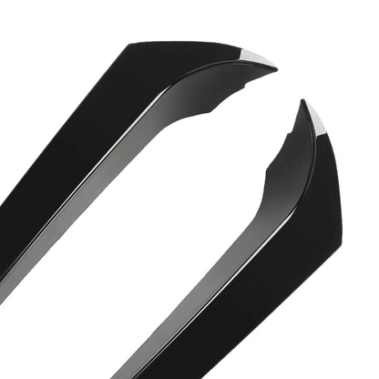 Gloss Black Pair Rear Window Side Wing Spoiler For BMW X3 F25 2011-2017