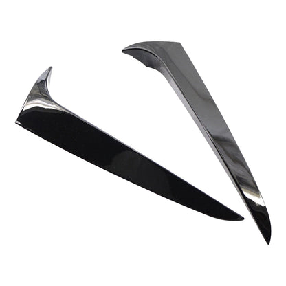 Gloss Black Pair Rear Window Side Wing Spoiler For BMW X3 F25 2011-2017