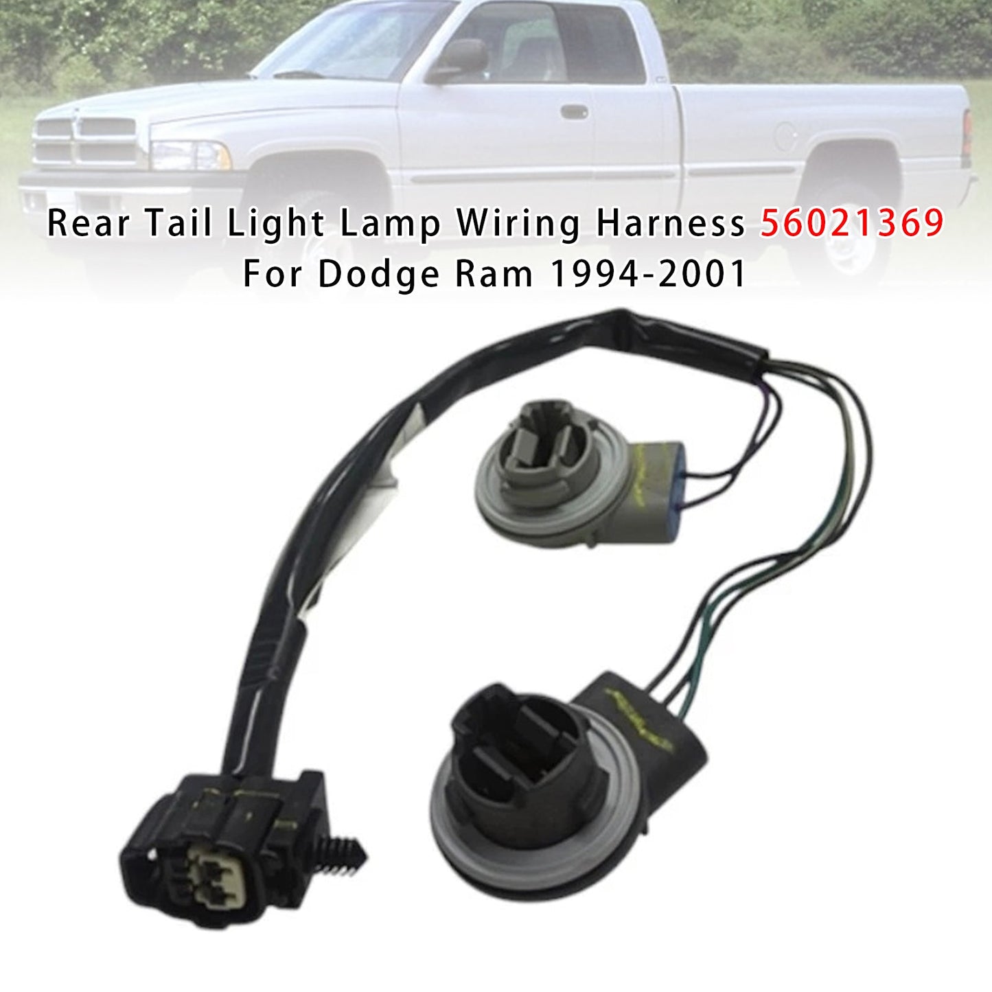 Rear Tail Light Lamp Wiring Harness 1994-2001 Dodge Ram 56021369