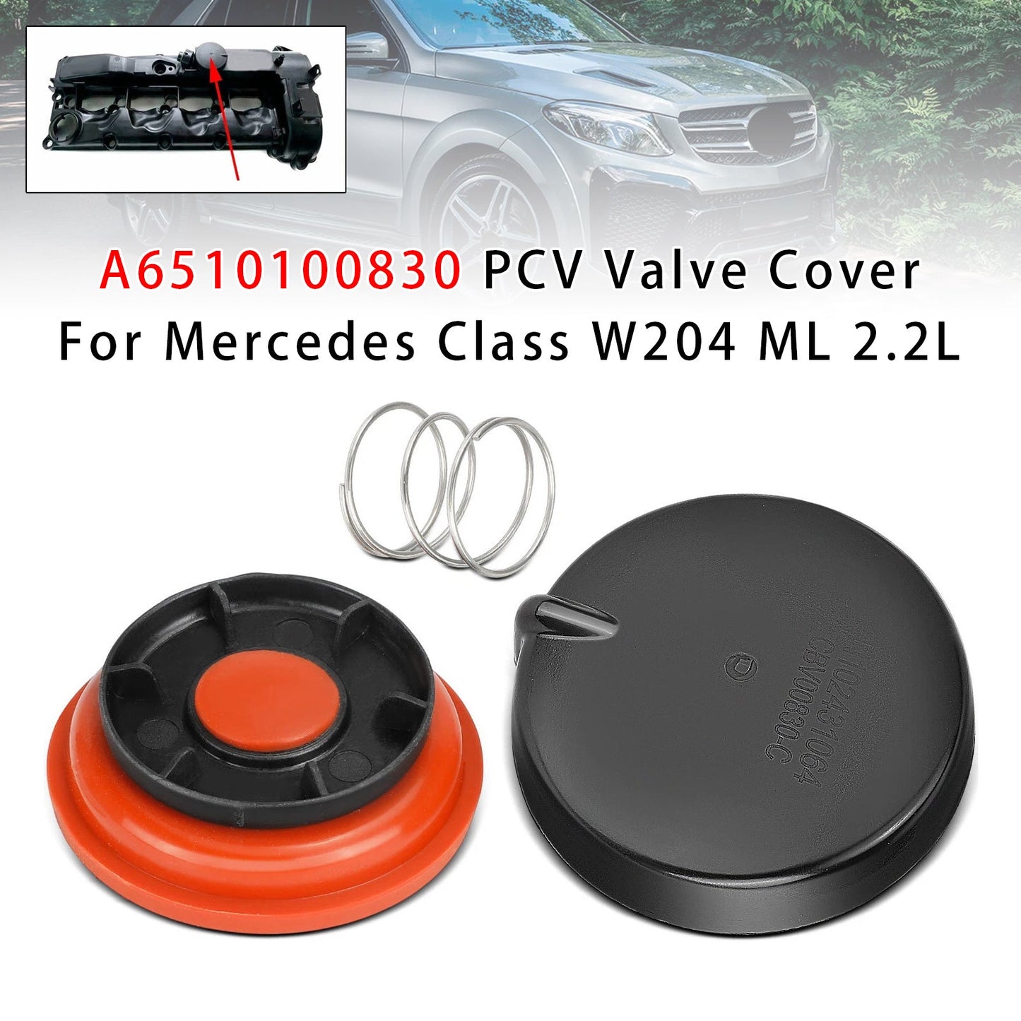 Mercedes C-class(w205, v205, s205, c205) A6510100830 PCV Valve Cover