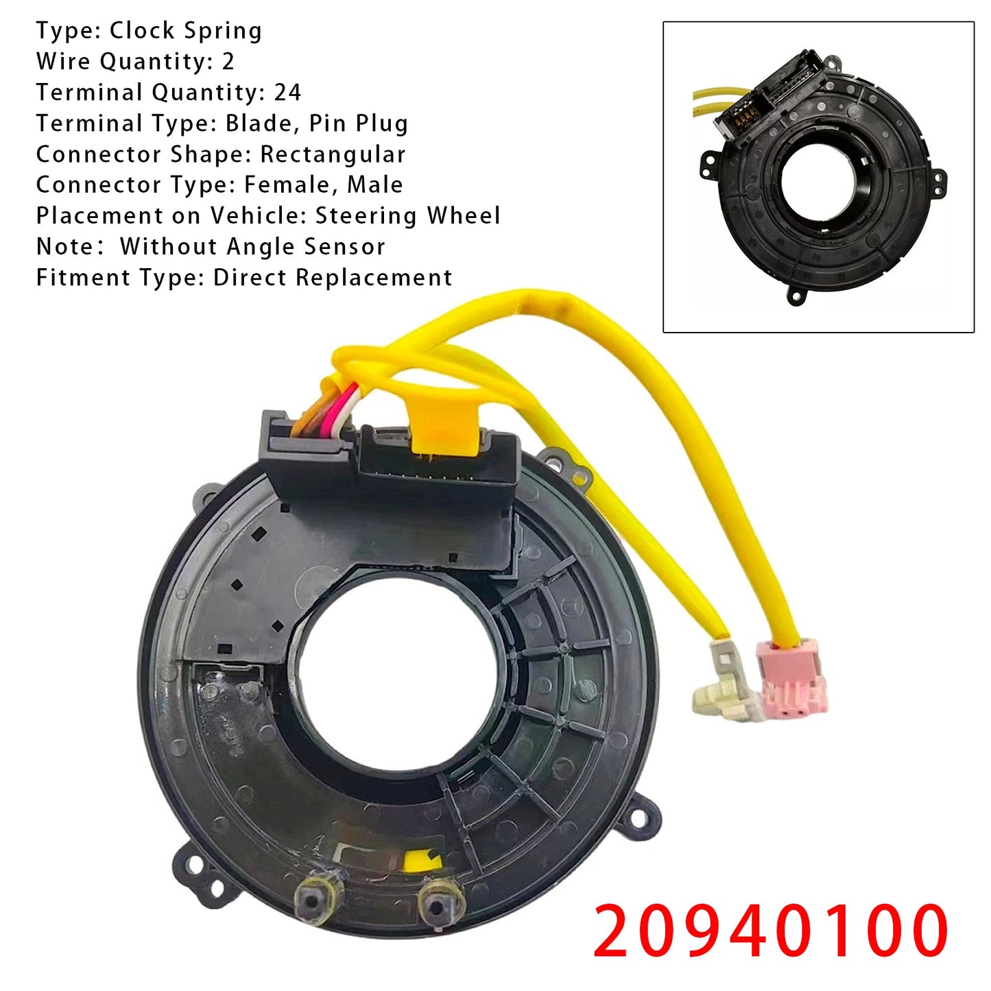 2006-2011 CHEVROLET HHR 20940100 Clock Spring