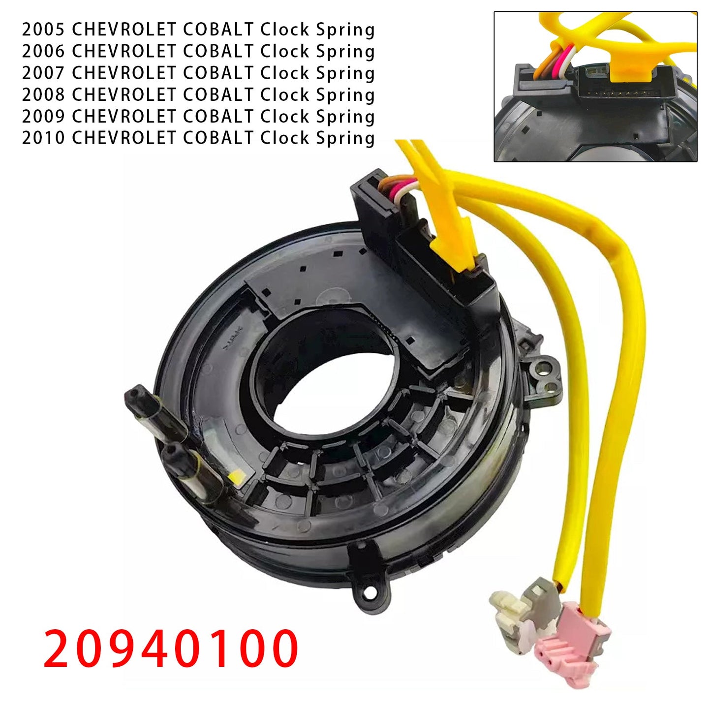 2005-2010 CHEVROLET COBALT 20940100 Clock Spring