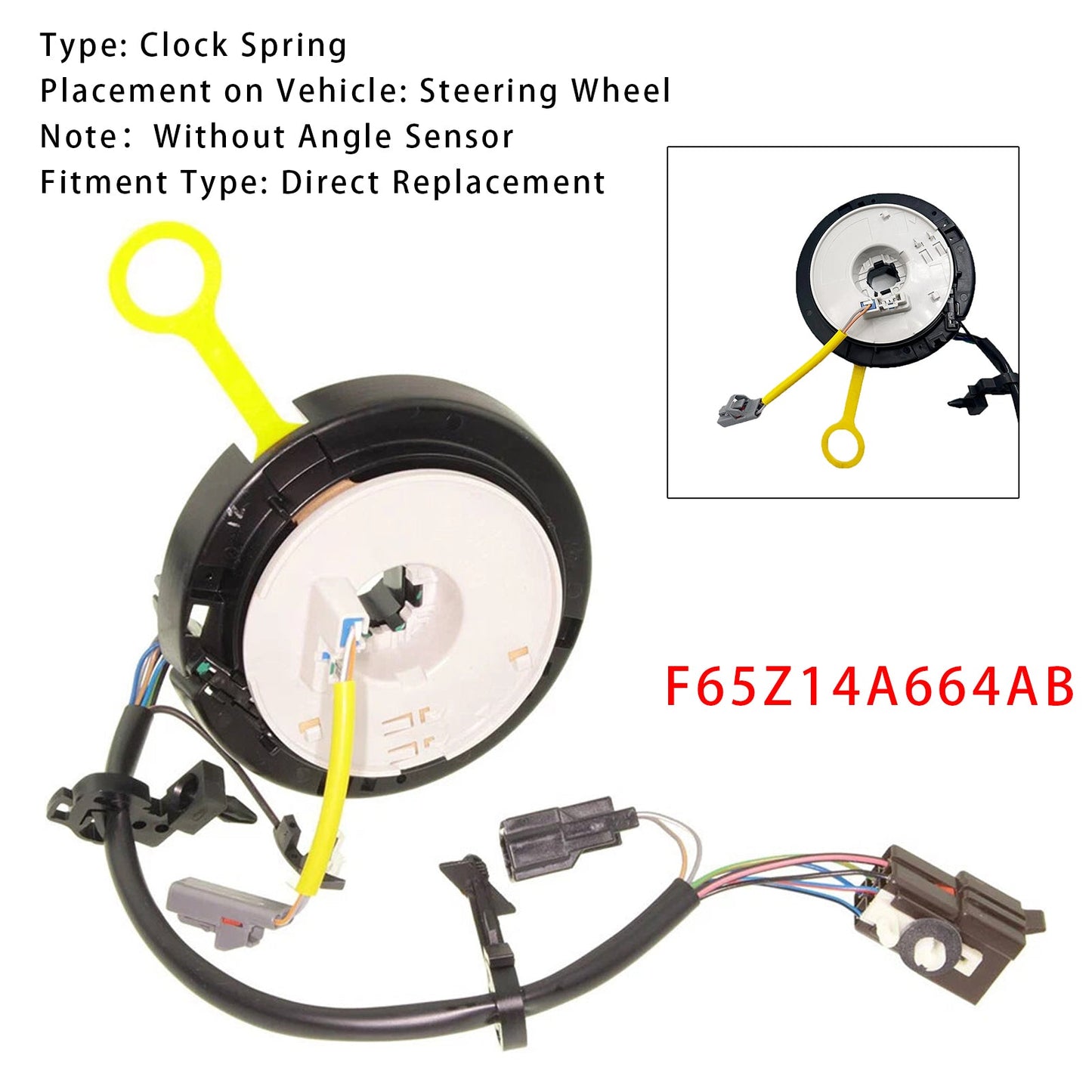 1997-1998 Ford F-150 F-250 Lincoln Navigator F65Z14A664AB Clock Spring