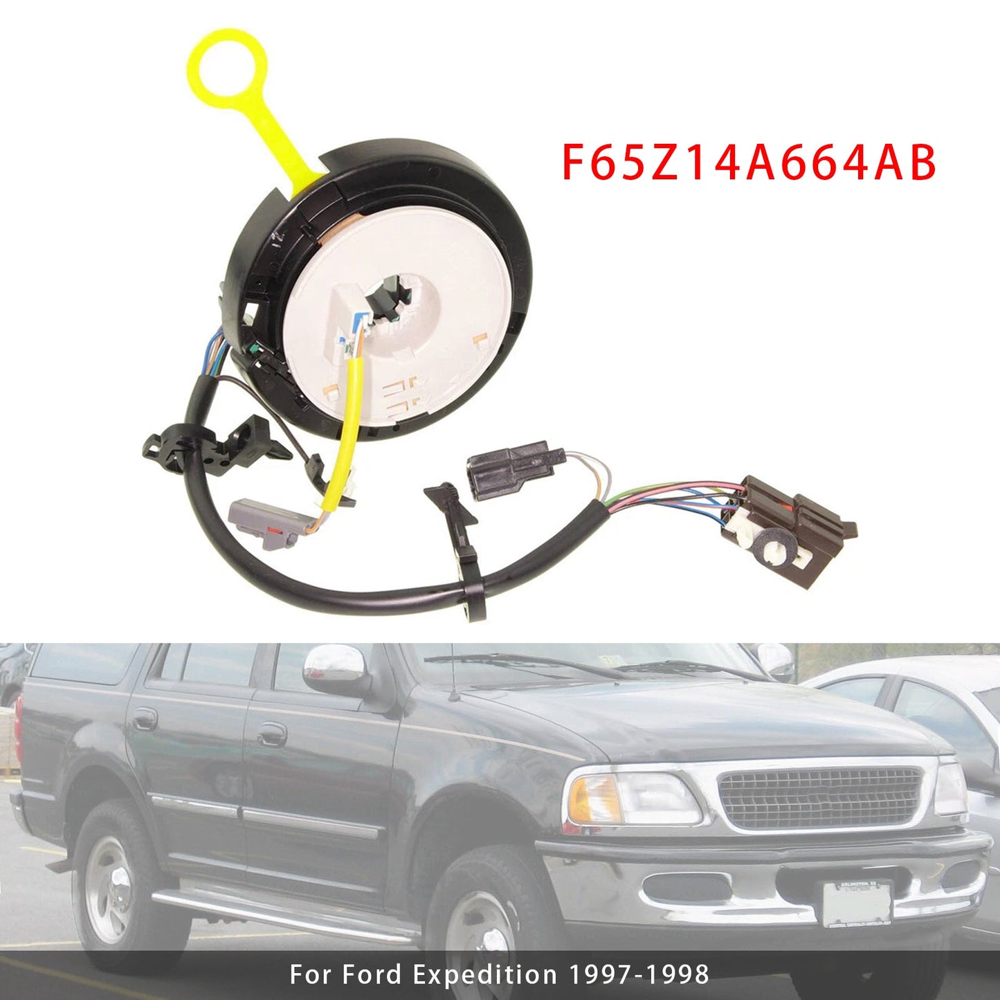1997-1998 Ford Expedition F65Z14A664AB Clock Spring