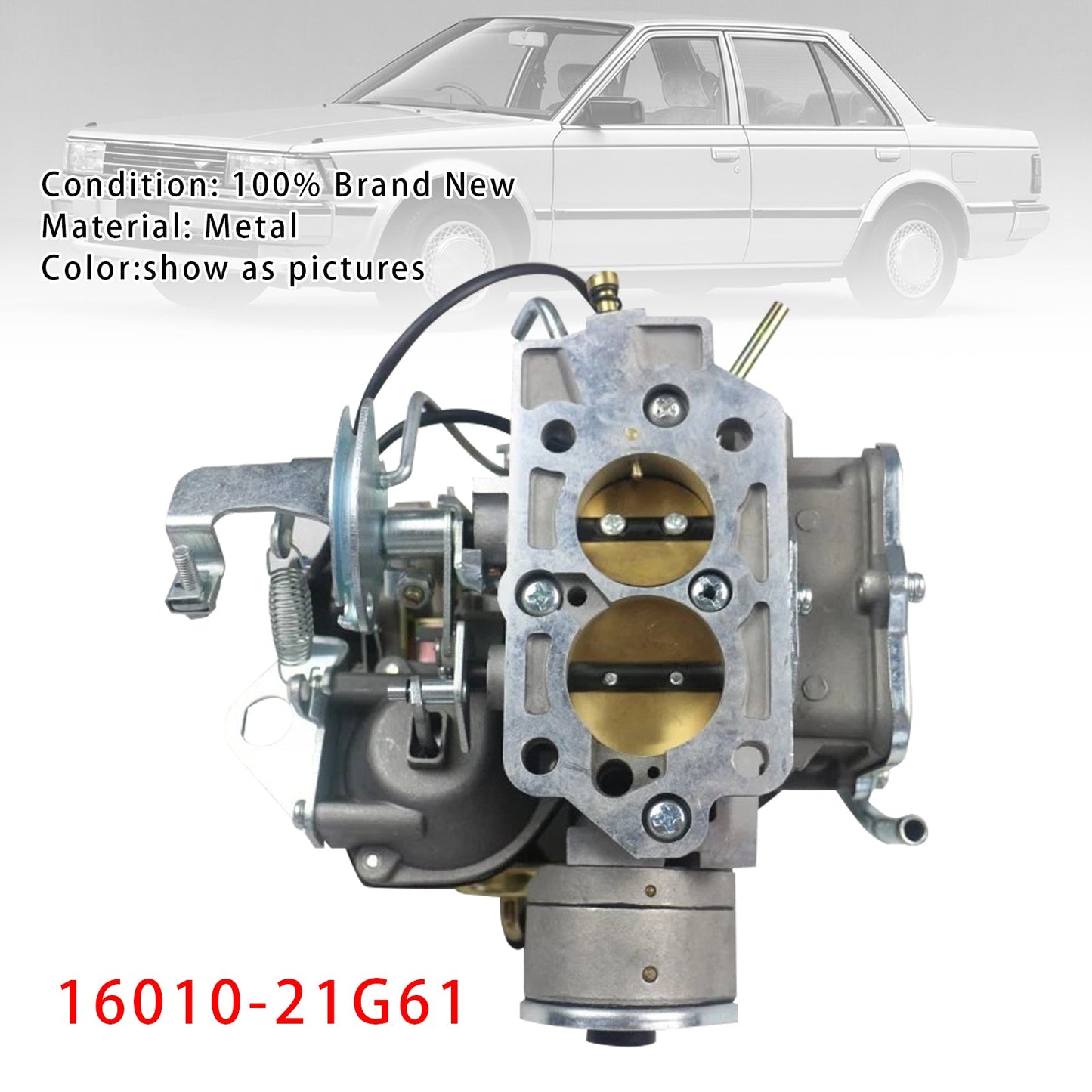 Carburador del motor Nissan Bluebird 16010-21G61 de 1984
