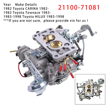 1983-1998 Toyota HILUX 21100-71081 Carburetor