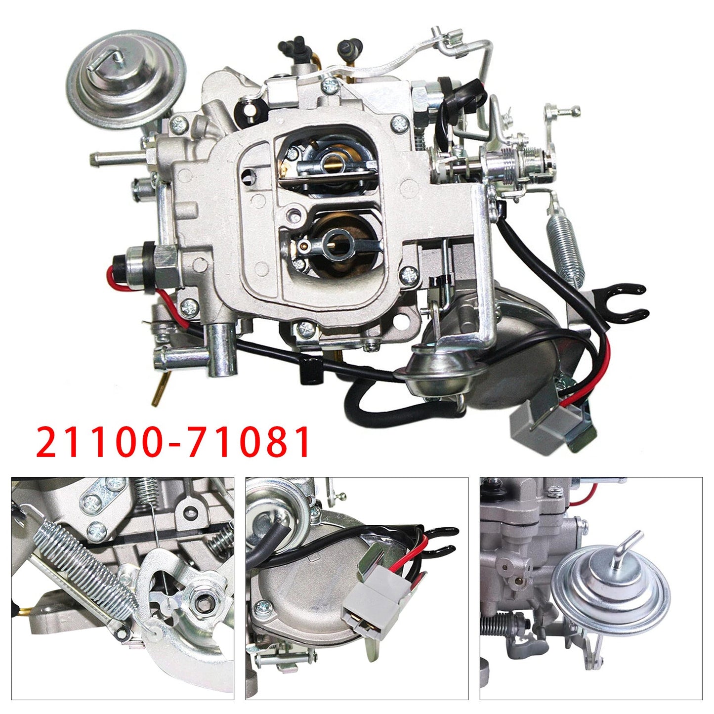 Carburador 21100-71081 para Toyota 3Y Hiace Hilux Dyna Delta Forklifts 2.0L (1982-1990)