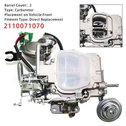 Toyota Hilux 1984-1989 Liteace 79-85 Townace 2110071070 2 Barrel Carburetor