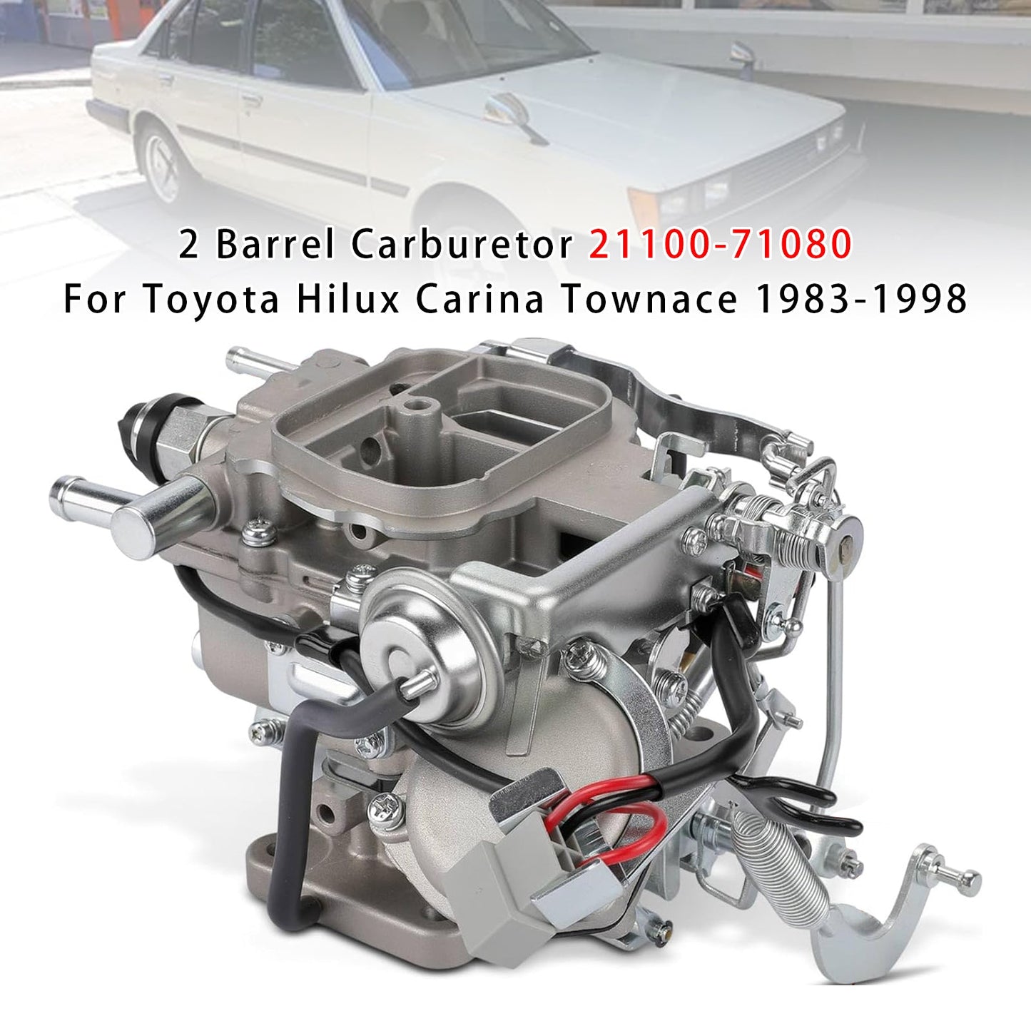 1982- Toyota Carina 21100-71080 Carburador de 2 cuerpos