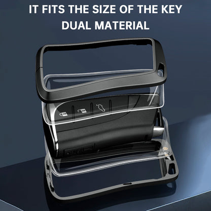 Alloy Aluminum TPU Soft Film Car Key Black Case Cover Lexus IS GS ES RX RC NX LS LX