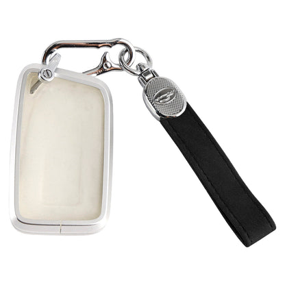 Alloy Aluminum TPU Soft Film Car Key Black Case Cover Lexus IS GS ES RX RC NX LS LX
