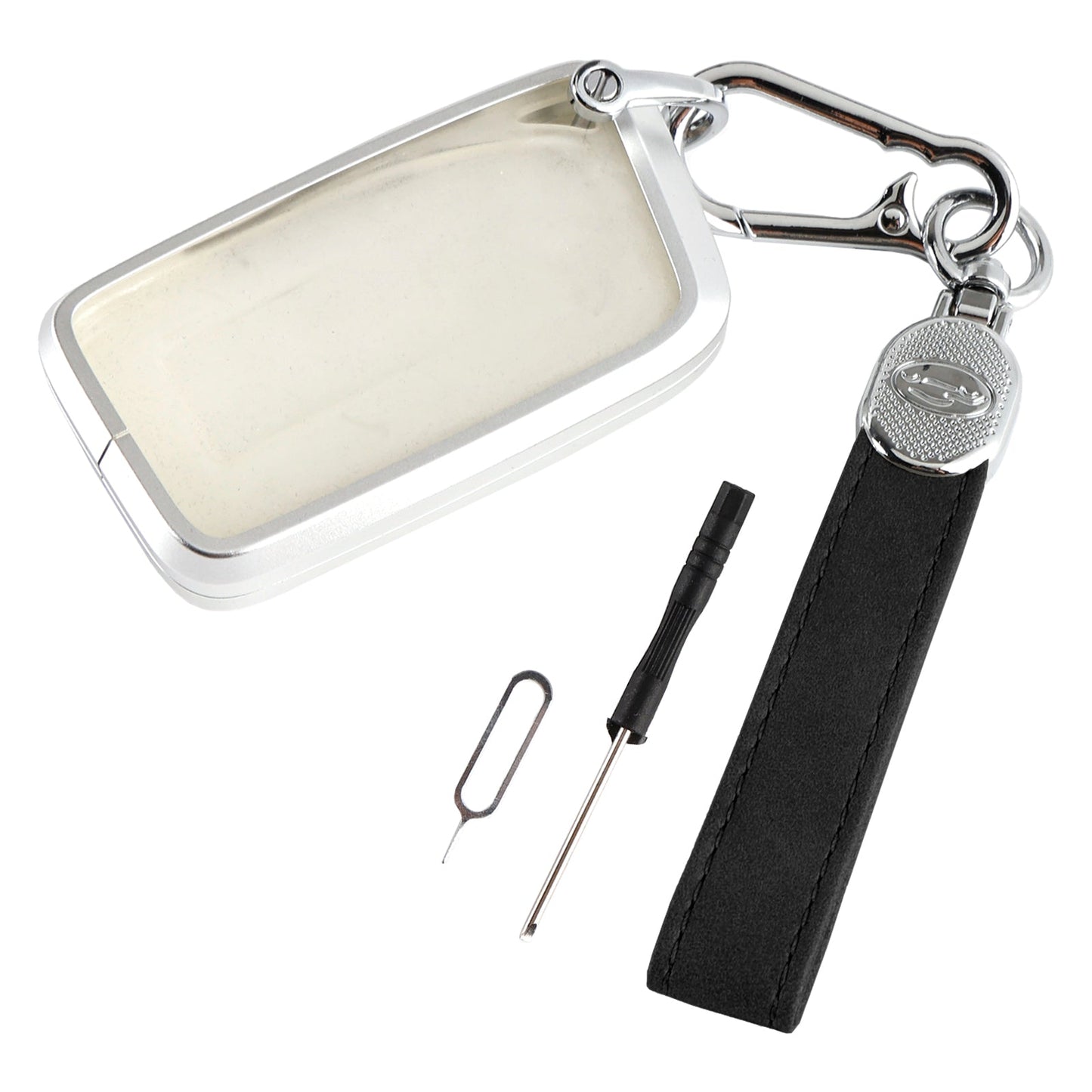 Alloy Aluminum TPU Soft Film Car Key Black Case Cover For Lexus IS GS ES RX RC NX LS LX
