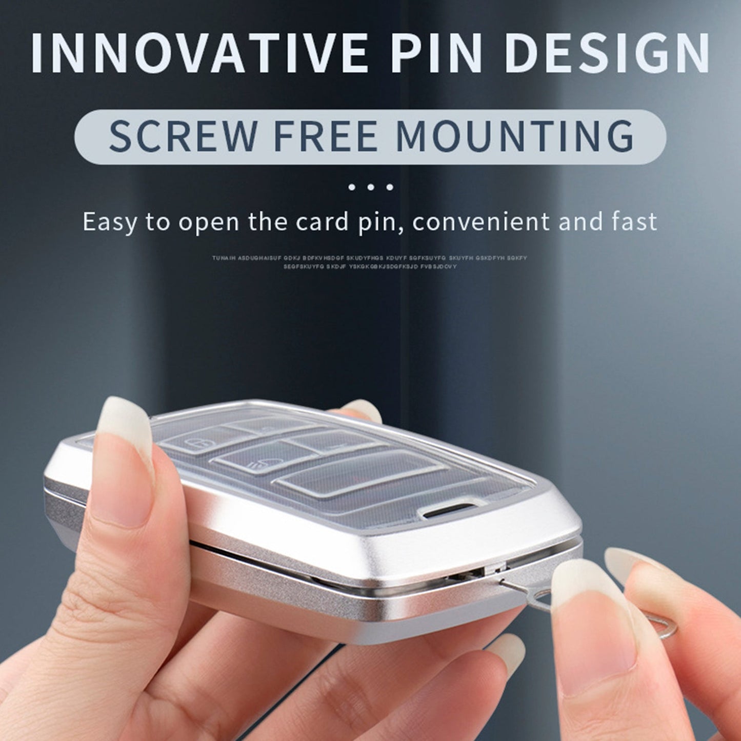 Alloy Aluminum TPU Soft Film Car Key Black Case Cover For Land Rover Range Rover Sport