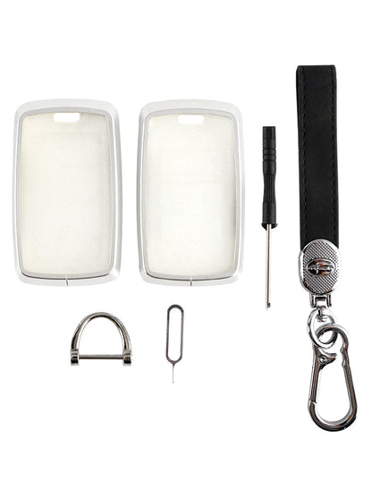 Alloy Aluminum TPU Soft Film Car Key Black Case Cover Land Rover Range Rover Sport