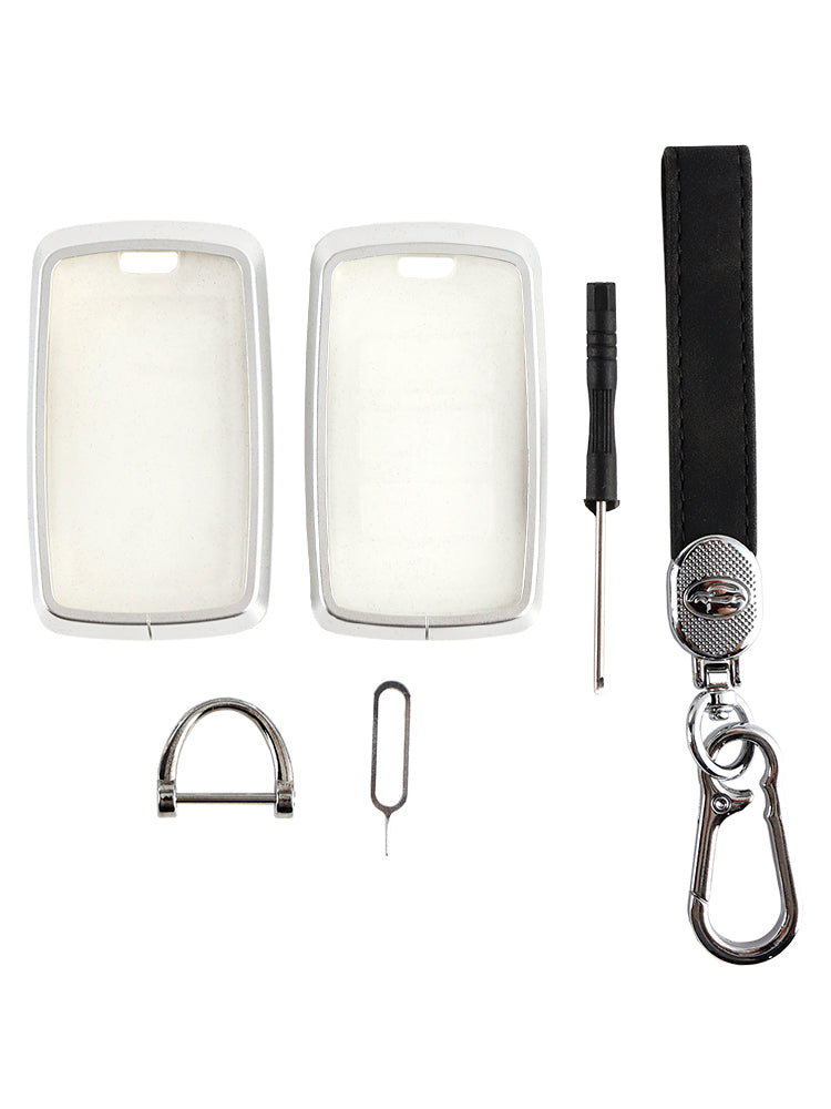 Alloy Aluminum TPU Soft Film Car Key Black Case Cover For Land Rover Range Rover Sport