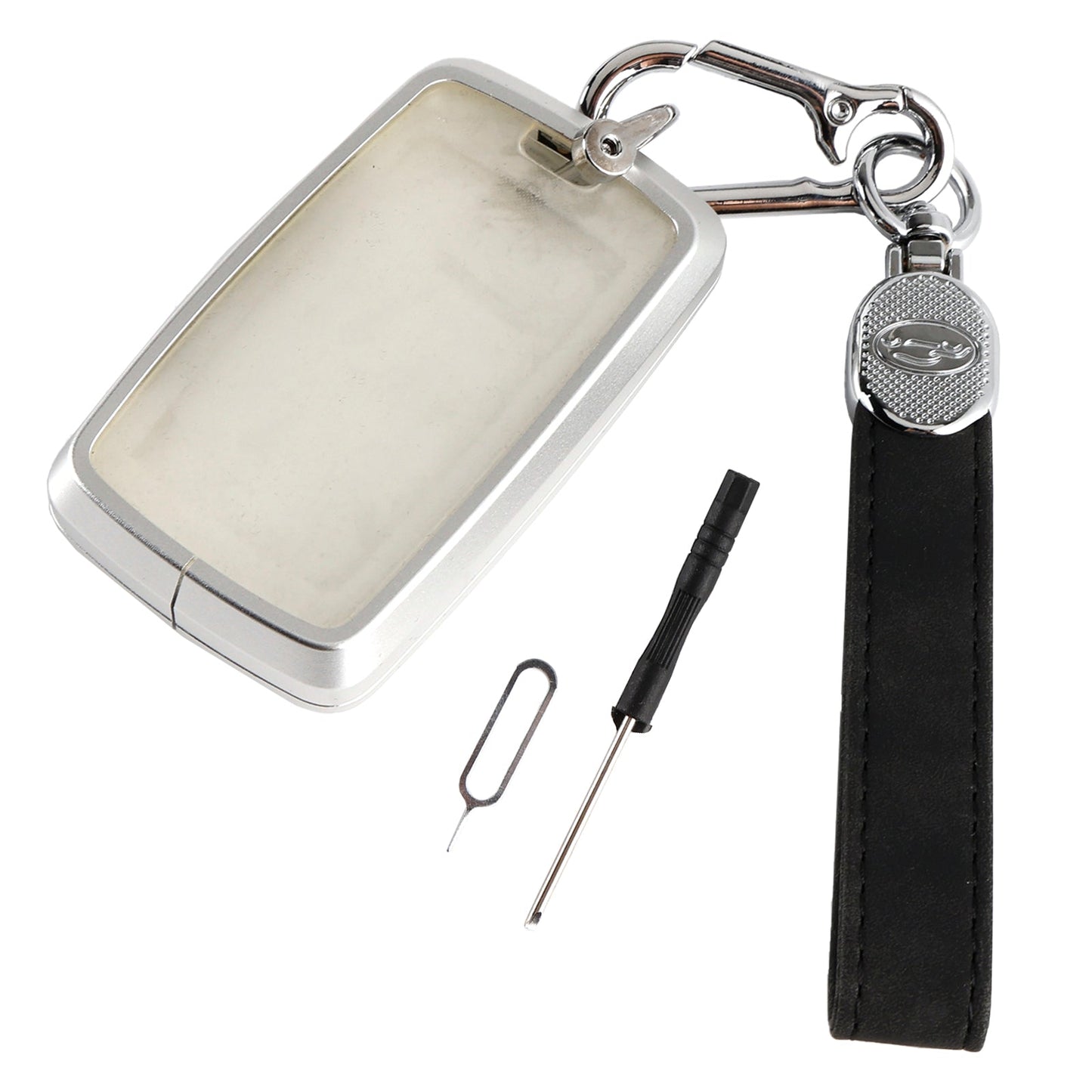 Alloy Aluminum TPU Soft Film Car Key Black Case Cover For Land Rover Range Rover Sport