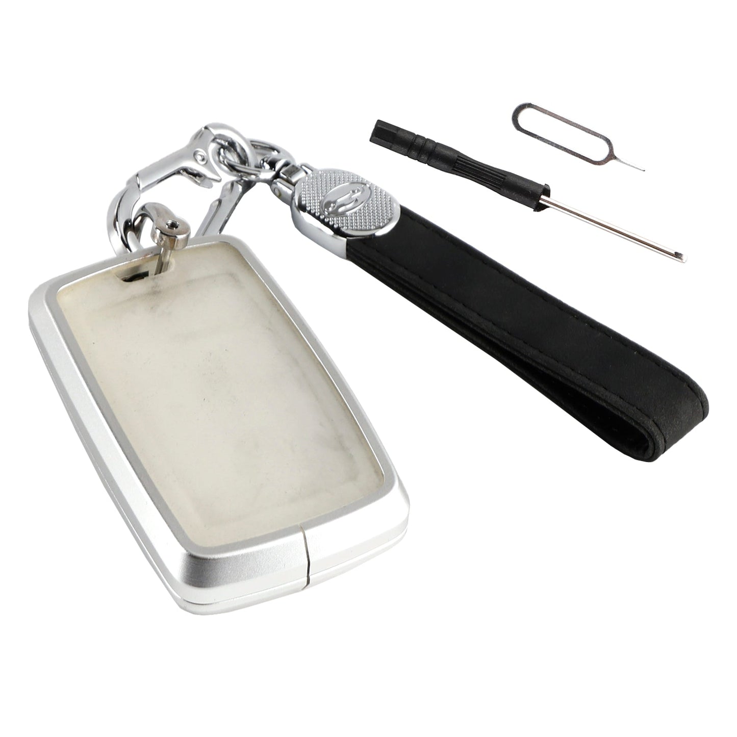 Alloy Aluminum TPU Soft Film Car Key Black Case Cover For Land Rover Range Rover Sport