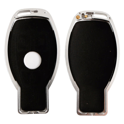Alloy Aluminum TPU Car Key Brown Case Cover For Benz GLC GLK CLS GLA CLA AMG